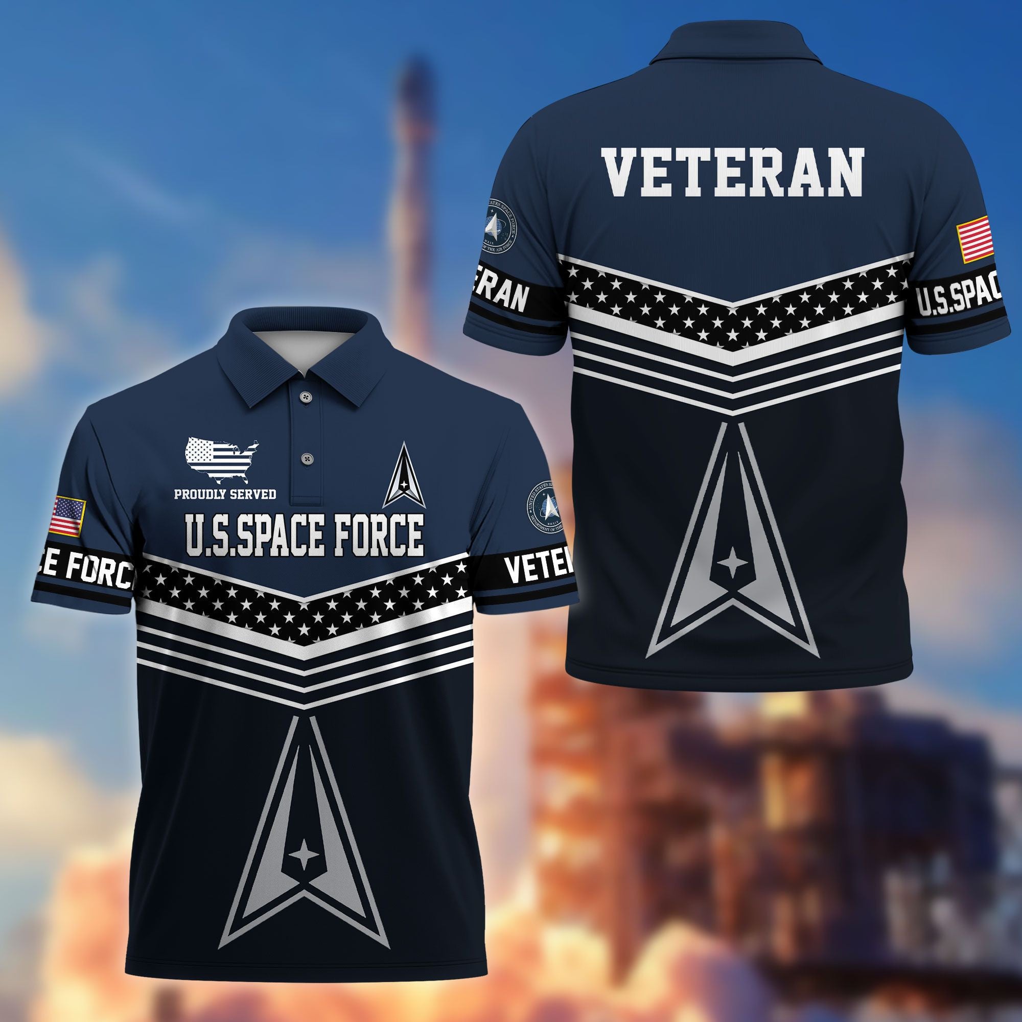 Premium US Veterans Polo Shirt, Gifts For US Veterans, Gifts For Dad, For Husband, Best Gifts On Father's Day, Armed Forces Day, Independence Day, Veterans Day.