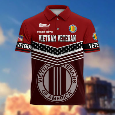 Premium US Veterans Polo Shirt, Gifts For US Veterans, Gifts For Dad, For Husband, Best Gifts On Father's Day, Armed Forces Day, Independence Day, Veterans Day.