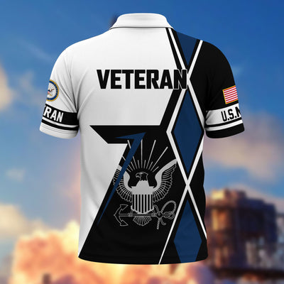 Premium US Veterans Polo Shirt, Gifts For US Veterans, Gifts For Dad, For Husband, Best Gifts On Father's Day, Armed Forces Day, Independence Day, Veterans Day.