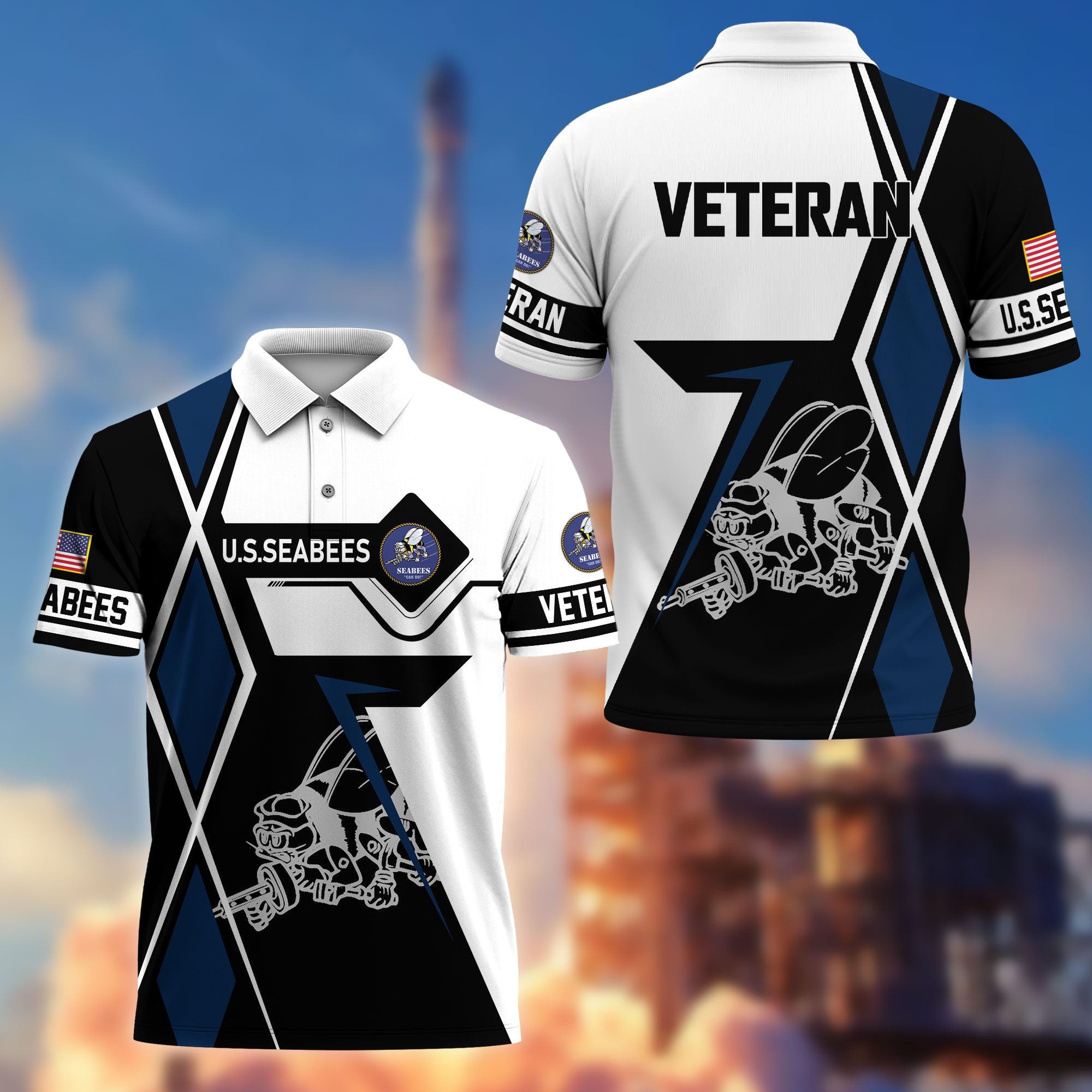Premium US Veterans Polo Shirt, Gifts For US Veterans, Gifts For Dad, For Husband, Best Gifts On Father's Day, Armed Forces Day, Independence Day, Veterans Day.