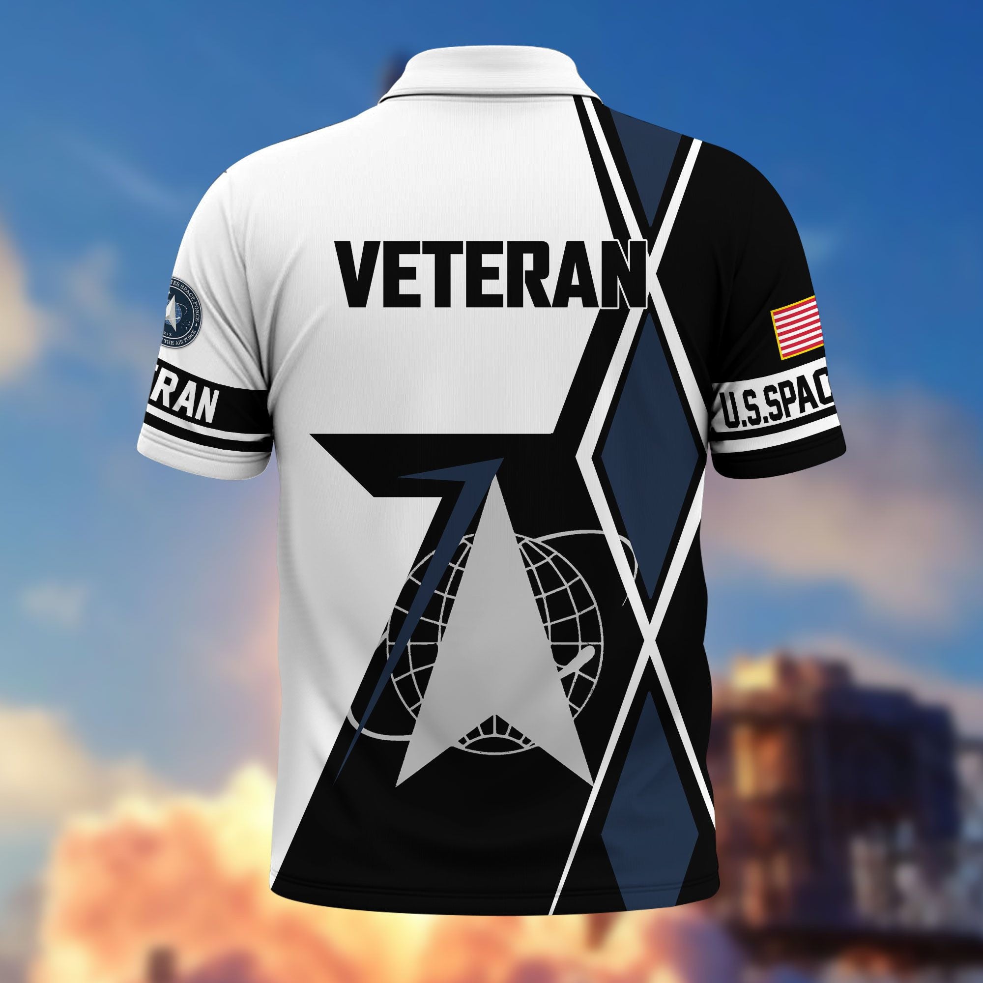 Premium US Veterans Polo Shirt, Gifts For US Veterans, Gifts For Dad, For Husband, Best Gifts On Father's Day, Armed Forces Day, Independence Day, Veterans Day.