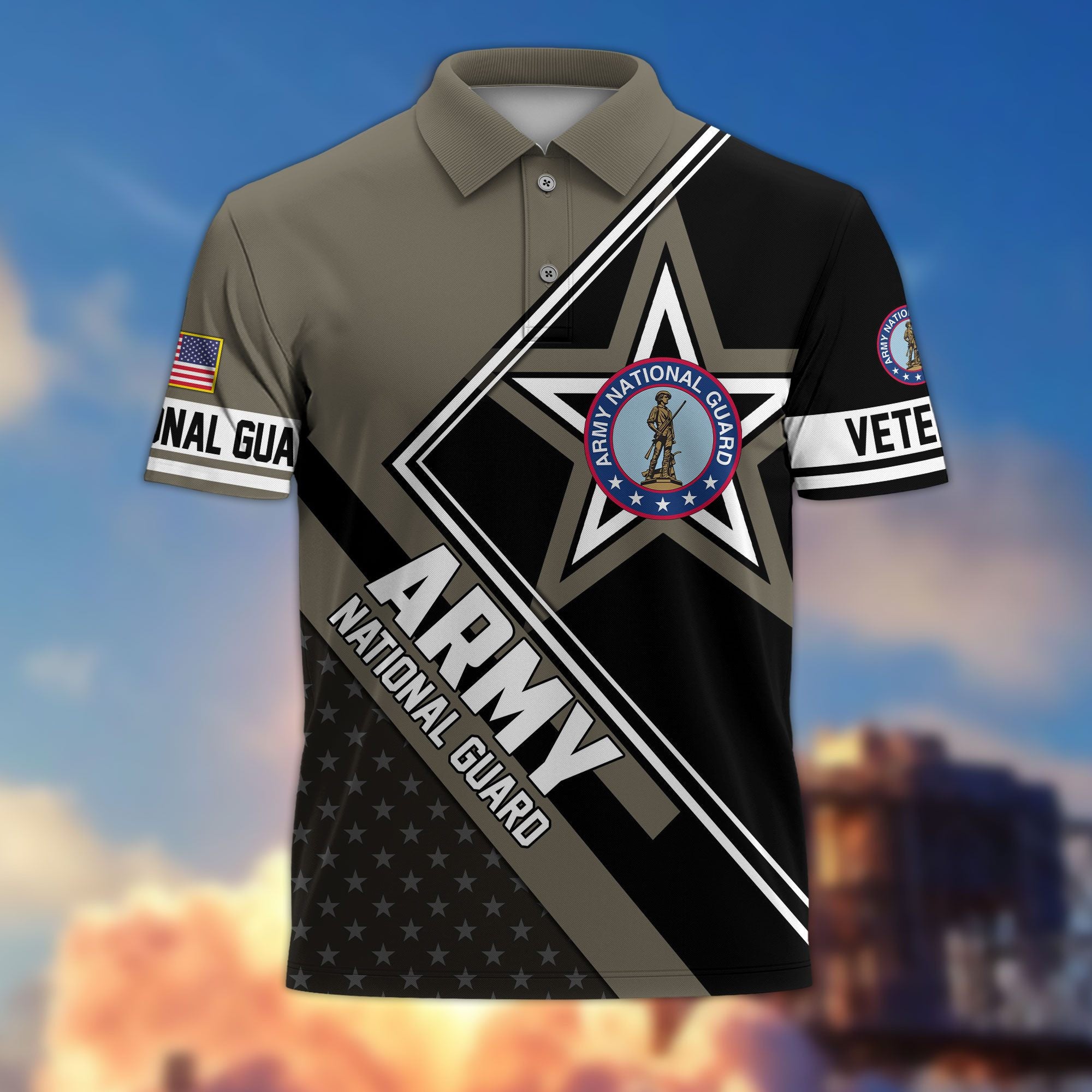 Premium US Veterans Polo Shirt, Gifts For US Veterans, Gifts For Dad, For Husband, Best Gifts On Father's Day, Armed Forces Day, Independence Day, Veterans Day.