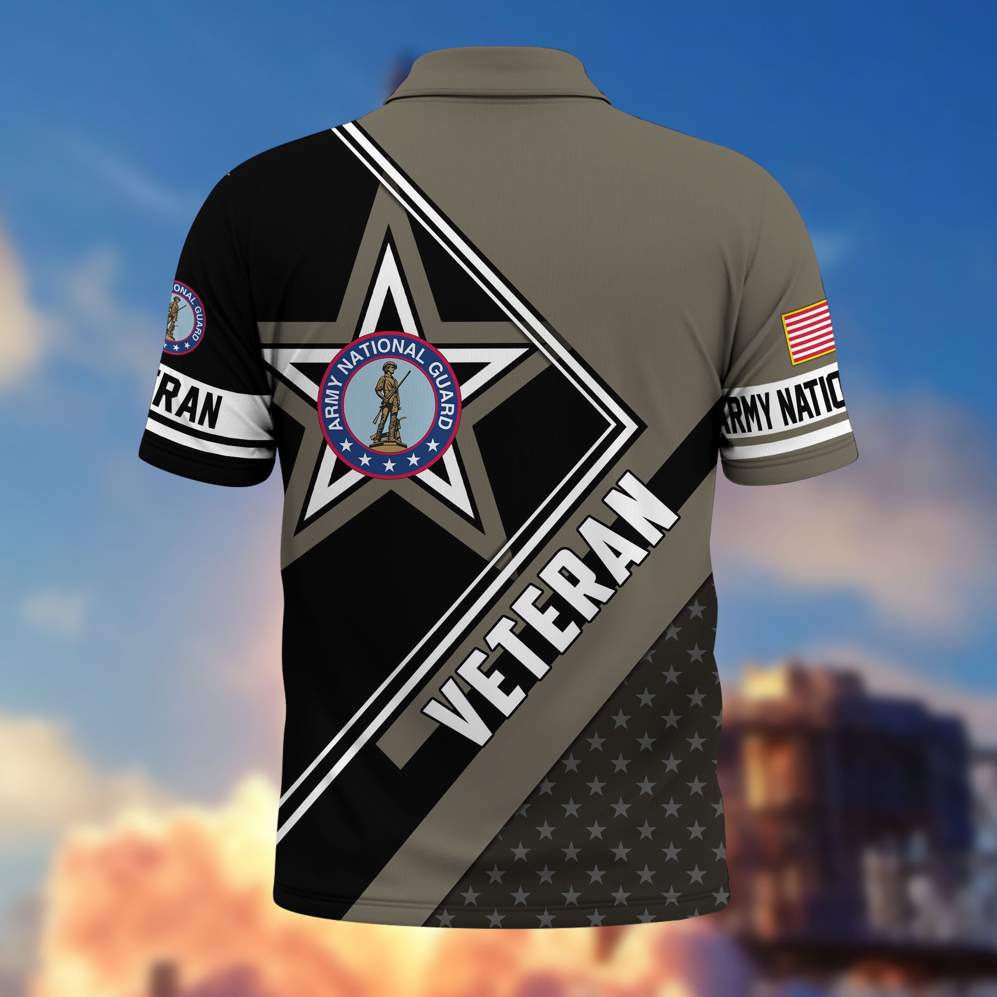 Premium US Veterans Polo Shirt, Gifts For US Veterans, Gifts For Dad, For Husband, Best Gifts On Father's Day, Armed Forces Day, Independence Day, Veterans Day.