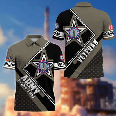 Premium US Veterans Polo Shirt, Gifts For US Veterans, Gifts For Dad, For Husband, Best Gifts On Father's Day, Armed Forces Day, Independence Day, Veterans Day.
