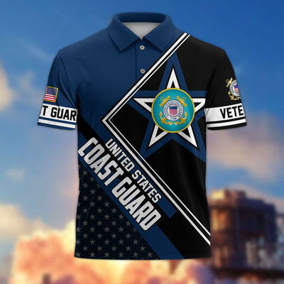 Premium US Veterans Polo Shirt, Gifts For US Veterans, Gifts For Dad, For Husband, Best Gifts On Father's Day, Armed Forces Day, Independence Day, Veterans Day.