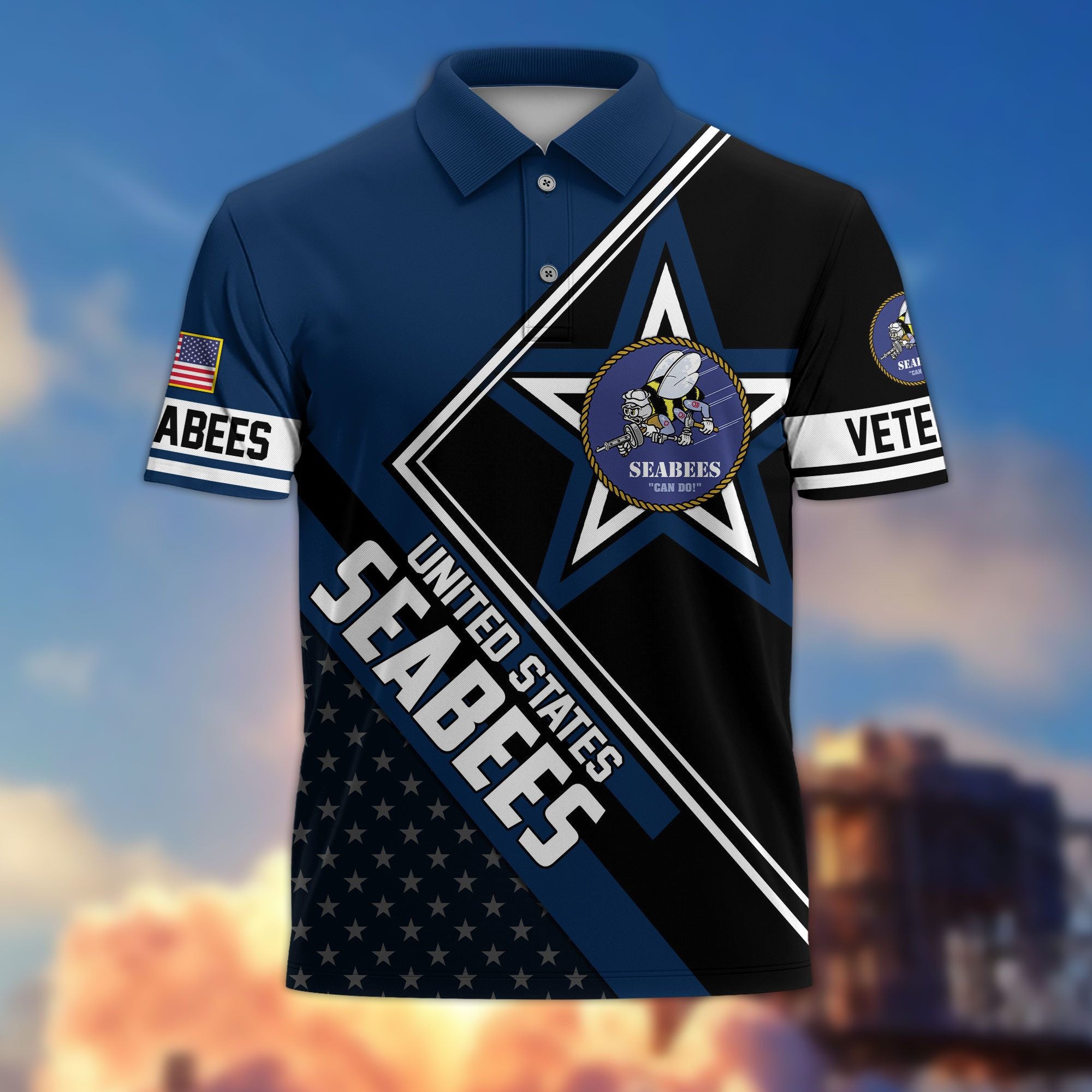 Premium US Veterans Polo Shirt, Gifts For US Veterans, Gifts For Dad, For Husband, Best Gifts On Father's Day, Armed Forces Day, Independence Day, Veterans Day.