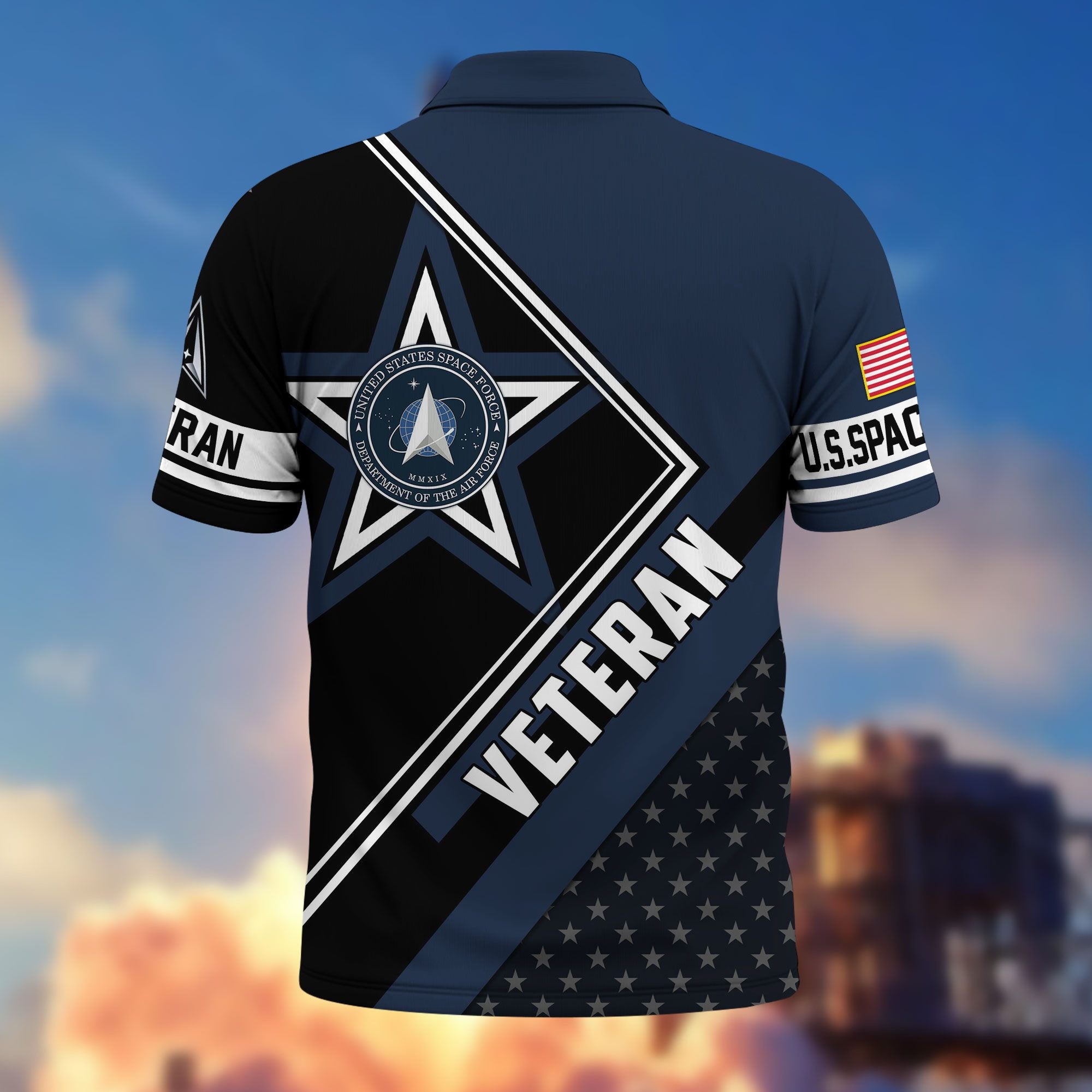 Premium US Veterans Polo Shirt, Gifts For US Veterans, Gifts For Dad, For Husband, Best Gifts On Father's Day, Armed Forces Day, Independence Day, Veterans Day.