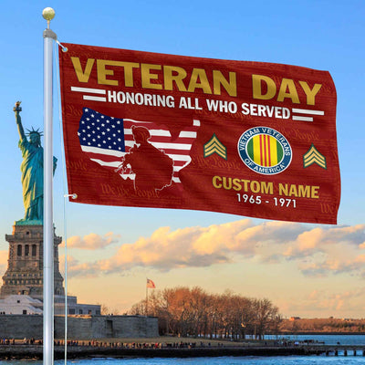 Premium Custom Vietnam Veteran Grommet Flag, Gifts For Vietnam Veteran, Gifts For Dad, For Husband, Best Gifts On Father's Day, Armed Forces Day, Independence Day, Veterans Day.