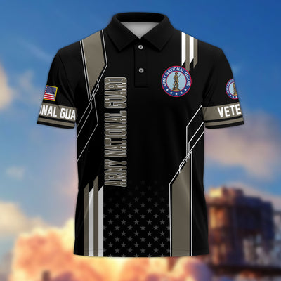 Premium US Veterans Polo Shirt, Gifts For US Veterans, Best Gifts On Father's Day, Armed Forces Day, Independence Day, Veterans Day.