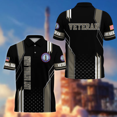Premium US Veterans Polo Shirt, Gifts For US Veterans, Best Gifts On Father's Day, Armed Forces Day, Independence Day, Veterans Day.