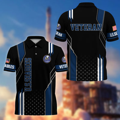 Premium US Veterans Polo Shirt, Gifts For US Veterans, Best Gifts On Father's Day, Armed Forces Day, Independence Day, Veterans Day.