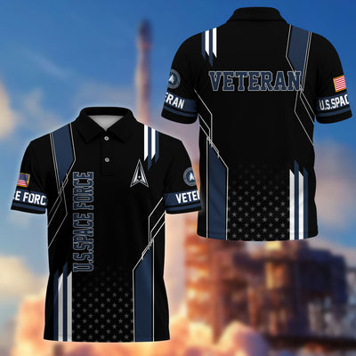 Premium US Veterans Polo Shirt, Gifts For US Veterans, Best Gifts On Father's Day, Armed Forces Day, Independence Day, Veterans Day.