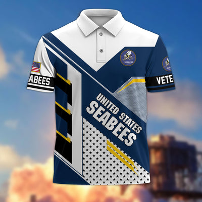 Premium US Veterans Polo Shirt, Gifts For US Veterans, Best Gifts On Father's Day, Armed Forces Day, Independence Day, Veterans Day.