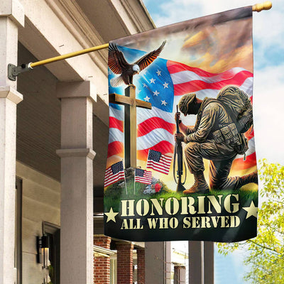 Unique US Veteran Flag, Gift For US Veteran, American Flag, Patriotic Flag, Garden Flag, House Flag