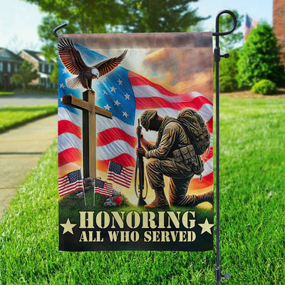 Unique US Veteran Flag, Gift For US Veteran, American Flag, Patriotic Flag, Garden Flag, House Flag