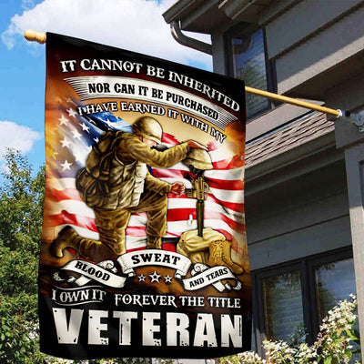 Premium US Veteran Flag, Gift For US Veteran, American Flag, Patriotic Flag, Garden Flag, House Flag