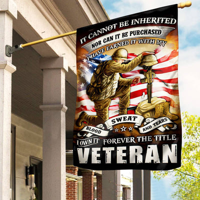 Premium US Veteran Flag, Gift For US Veteran, American Flag, Patriotic Flag, Garden Flag, House Flag