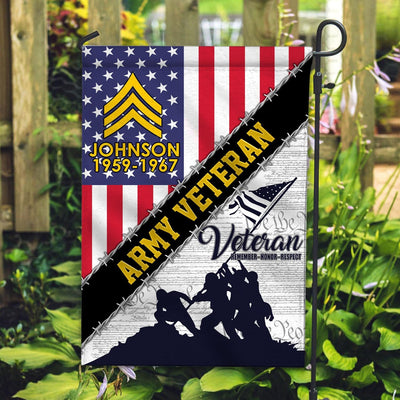 Premium Custom US Army Flag, Gift For Army Veteran, American Flag, Patriotic Flag, Garden Flag, House Flag, Best Gifts On Father's Day, Independence Day, Veterans Day.