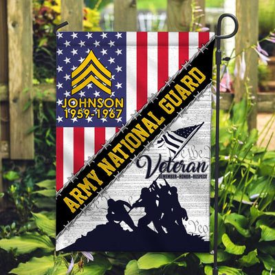 Premium Custom US Army National Guard Veteran Flag, Gifts For Army National Guard Veteran, American Flag, Patriotic Flag, Garden Flag, House Flag, Best Gifts On Father's Day, Independence Day, Veterans Day.