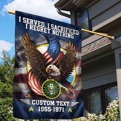 Premium Custom US Army Flag, Gift For Army Veteran, American Flag, Patriotic Flag, Garden Flag, House Flag