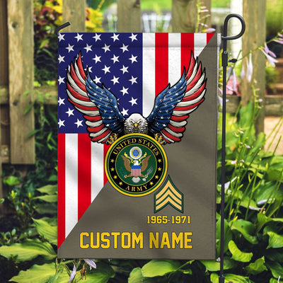 Premium Custom US Army Veteran Flag, Gift For Army Veteran, American Flag, Patriotic Flag, Garden Flag, House Flag, Gifts On Father's Day, Independence Day, Veterans Day.