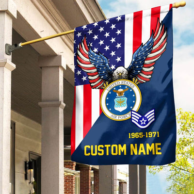 Premium Custom USAF Veteran Flag, Gift For Air Force Veteran, American Flag, Patriotic Flag, Garden Flag, House Flag, Gifts On Father's Day, Independence Day, Veterans Day.