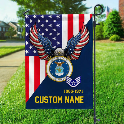 Premium Custom USAF Veteran Flag, Gift For Air Force Veteran, American Flag, Patriotic Flag, Garden Flag, House Flag, Gifts On Father's Day, Independence Day, Veterans Day.