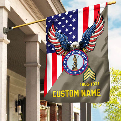 Premium Custom Army National Guard Veteran Flag, Gift For Army National Guard Veteran, American Flag, Patriotic Flag, Garden Flag, House Flag, Gifts On Father's Day, Independence Day, Veterans Day.