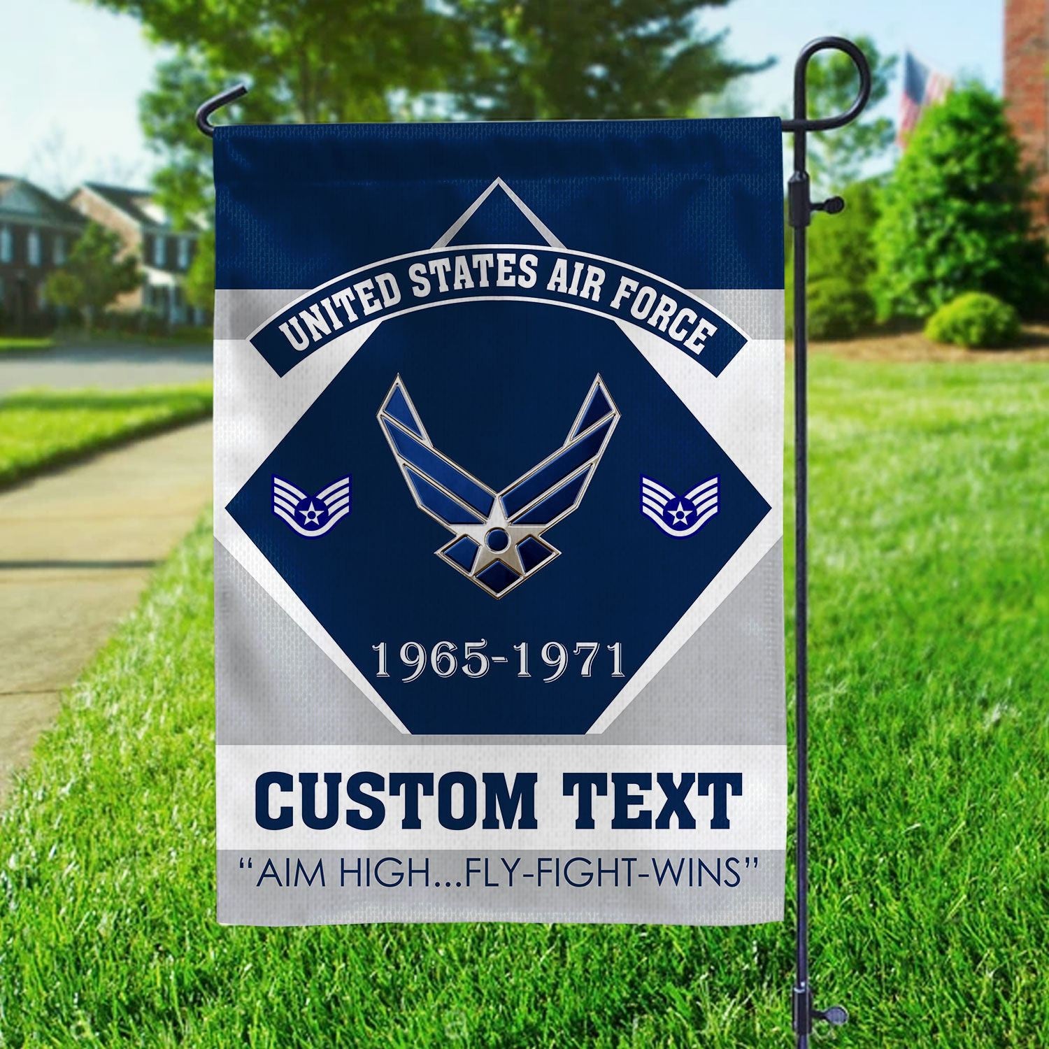 Premium Custom USAF Veteran Flag, Gift For Air Force Veteran, American Flag, Patriotic Flag, Garden Flag, House Flag, Gifts On Father's Day, Independence Day, Veterans Day.