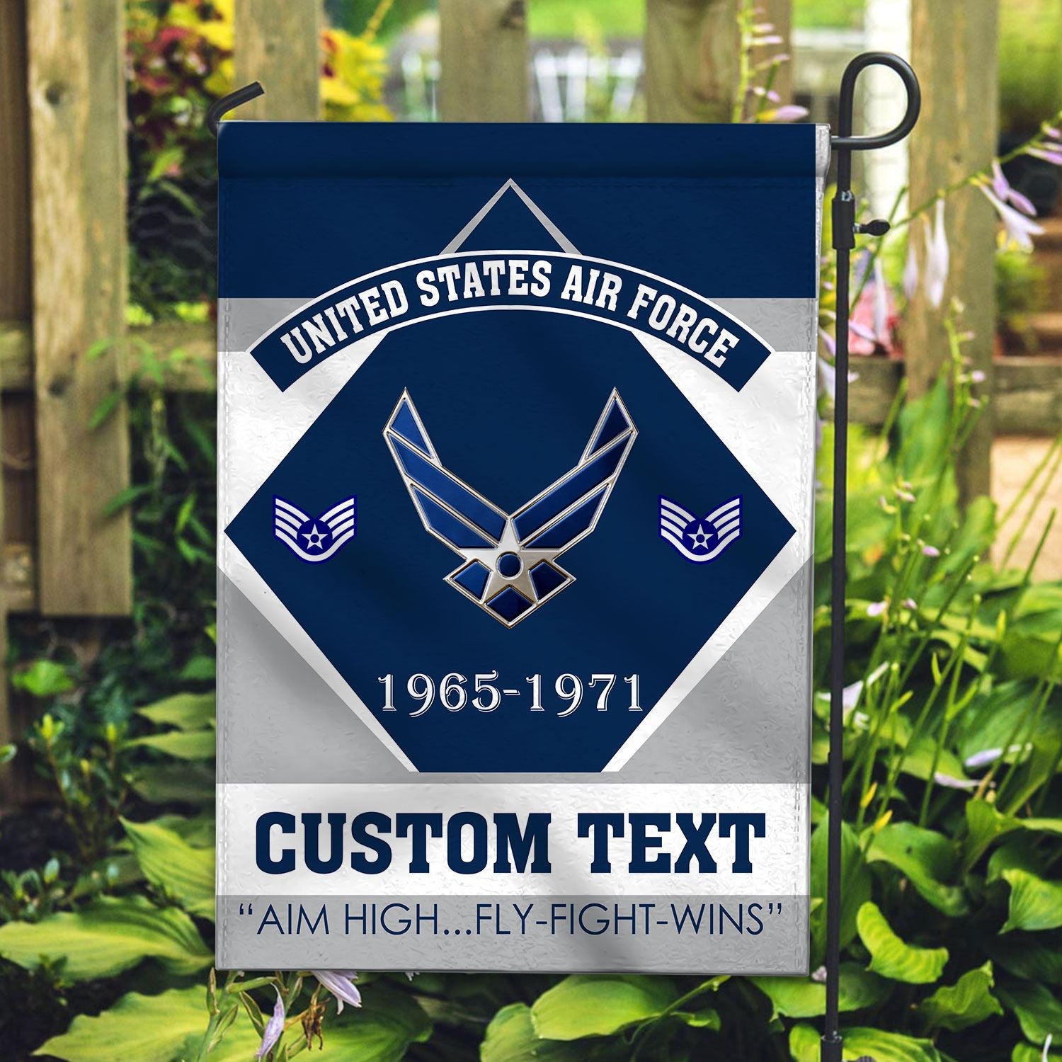 Premium Custom USAF Veteran Flag, Gift For Air Force Veteran, American Flag, Patriotic Flag, Garden Flag, House Flag, Gifts On Father's Day, Independence Day, Veterans Day.