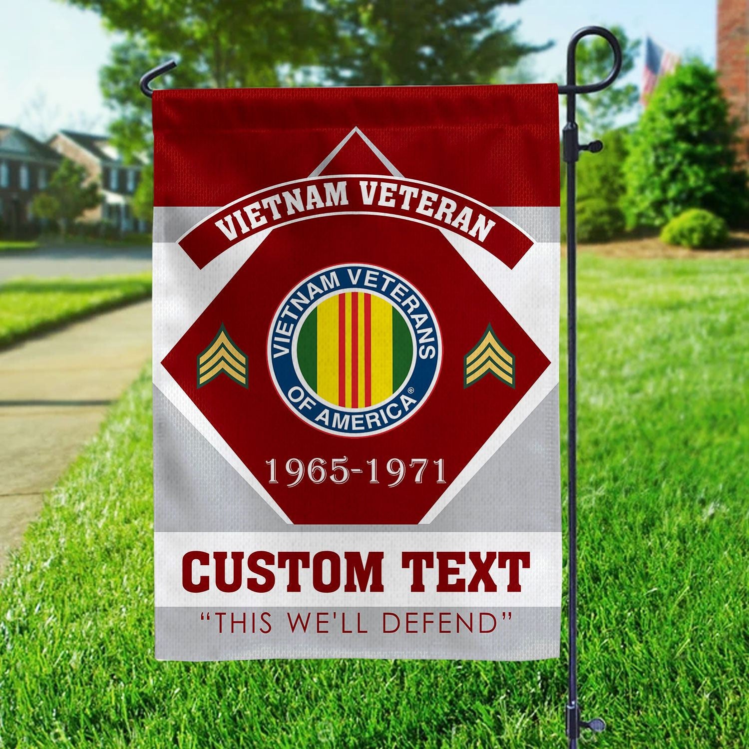 Premium Custom Vietnam Veteran Flag, Gift For Vietnam Veteran, American Flag, Patriotic Flag, Garden Flag, House Flag, Gifts On Father's Day, Independence Day, Veterans Day.