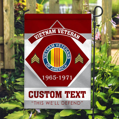 Premium Custom Vietnam Veteran Flag, Gift For Vietnam Veteran, American Flag, Patriotic Flag, Garden Flag, House Flag, Gifts On Father's Day, Independence Day, Veterans Day.