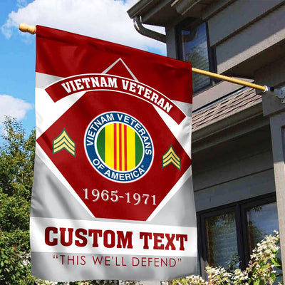 Premium Custom Vietnam Veteran Flag, Gift For Vietnam Veteran, American Flag, Patriotic Flag, Garden Flag, House Flag, Gifts On Father's Day, Independence Day, Veterans Day.