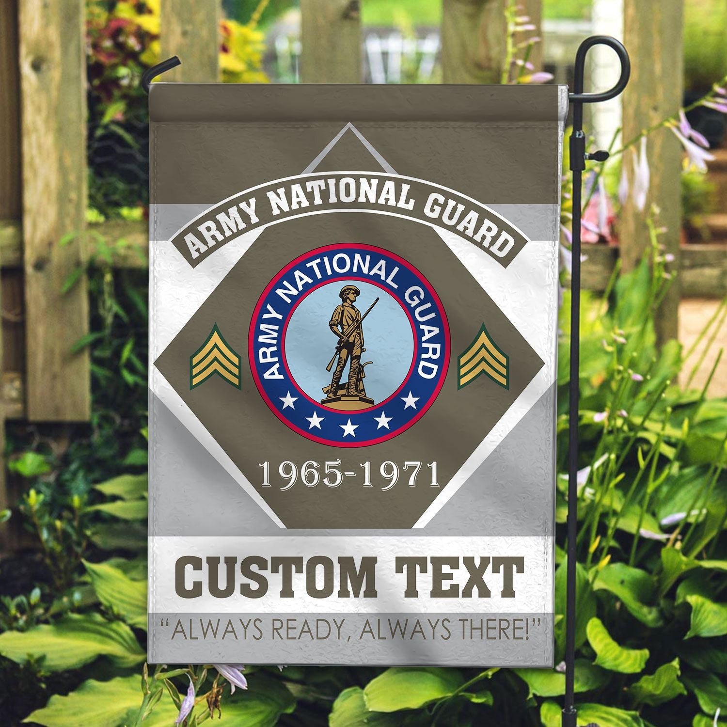 Premium Custom Army National Guard Veteran Flag, Gift For Army National Guard Veteran, American Flag, Patriotic Flag, Garden Flag, House Flag, Gifts On Father's Day, Independence Day, Veterans Day.