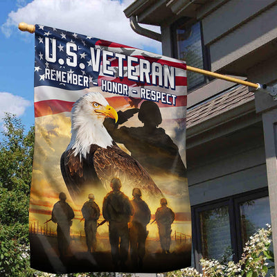 Unique US Veteran Flag, Gift For US Veteran, American Flag, Patriotic Flag, Garden Flag, House Flag