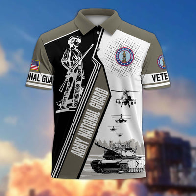 Premium US Veterans Polo Shirt, Gifts For US Veterans, Gifts On Father's Day, Armed Forces Day, Independence Day, Veterans Day.