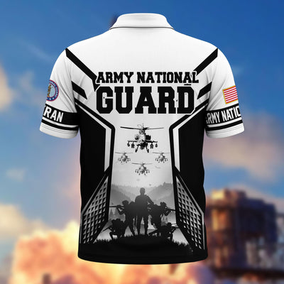 Premium US Veterans Polo Shirt, Gifts For US Veterans, Gifts On Father's Day, Armed Forces Day, Independence Day, Veterans Day.
