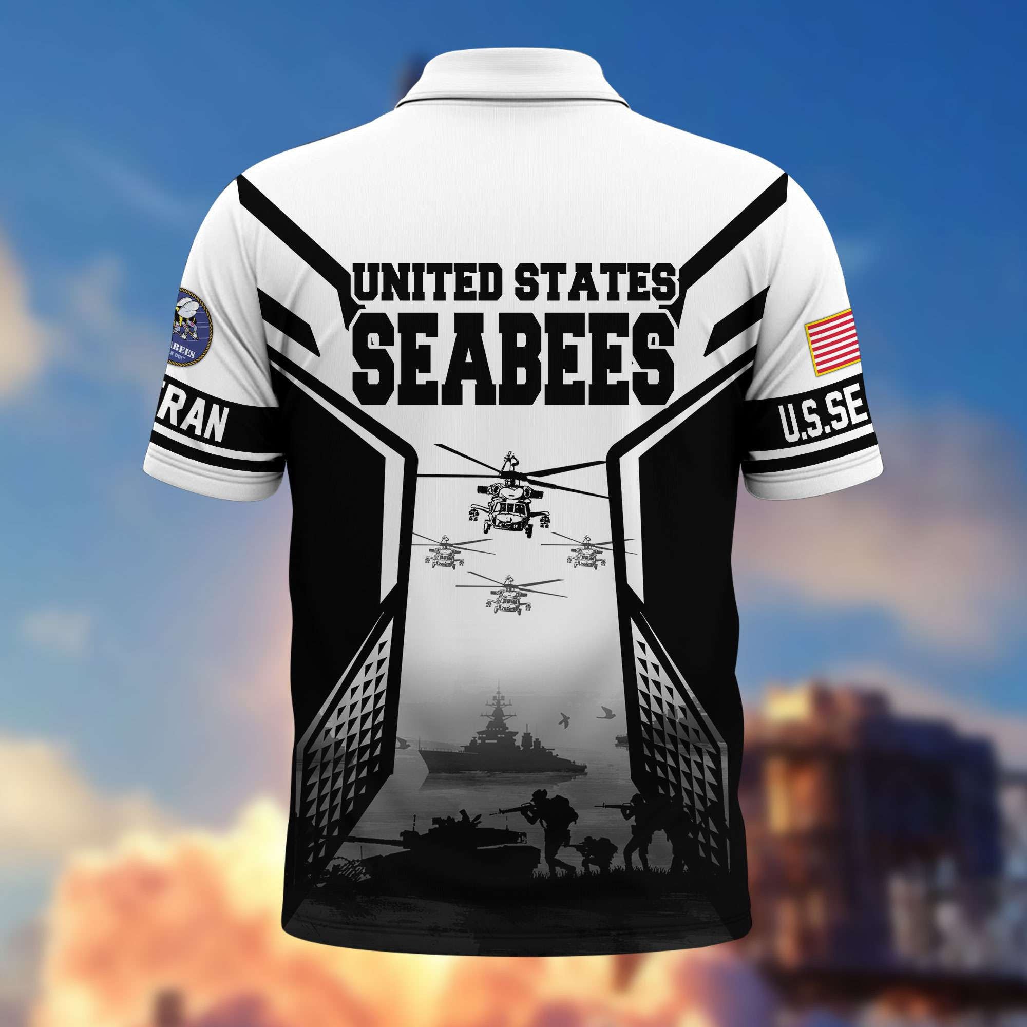 Premium US Veterans Polo Shirt, Gifts For US Veterans, Gifts On Father's Day, Armed Forces Day, Independence Day, Veterans Day.
