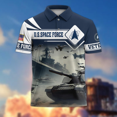 Premium US Veterans Polo Shirt, Gifts For US Veterans, Gifts On Father's Day, Armed Forces Day, Independence Day, Veterans Day.