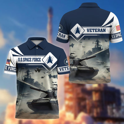 Premium US Veterans Polo Shirt, Gifts For US Veterans, Gifts On Father's Day, Armed Forces Day, Independence Day, Veterans Day.