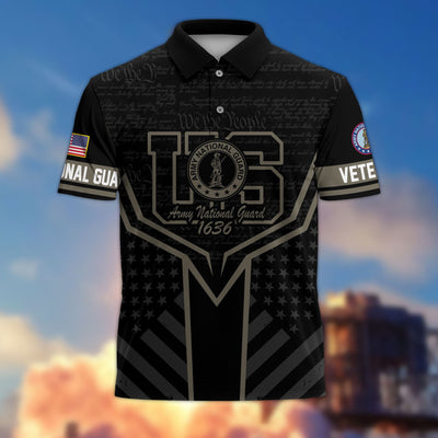 Premium US Veterans Polo Shirt, Gifts For US Veterans, Gifts On Memorial Day, Father's Day, Armed Forces Day, Veterans Day.
