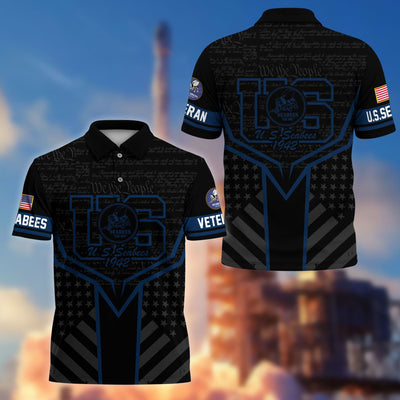 Premium US Veterans Polo Shirt, Gifts For US Veterans, Gifts On Memorial Day, Father's Day, Armed Forces Day, Veterans Day.