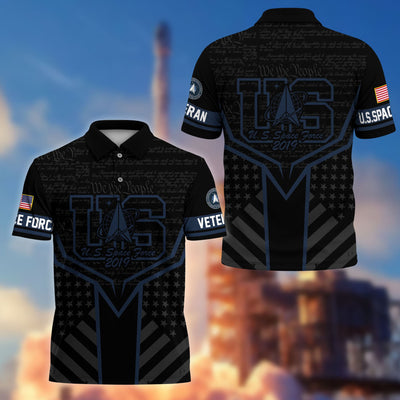 Premium US Veterans Polo Shirt, Gifts For US Veterans, Gifts On Memorial Day, Father's Day, Armed Forces Day, Veterans Day.