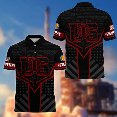 Premium US Veterans Polo Shirt, Gifts For US Veterans, Gifts On Memorial Day, Father's Day, Armed Forces Day, Veterans Day.