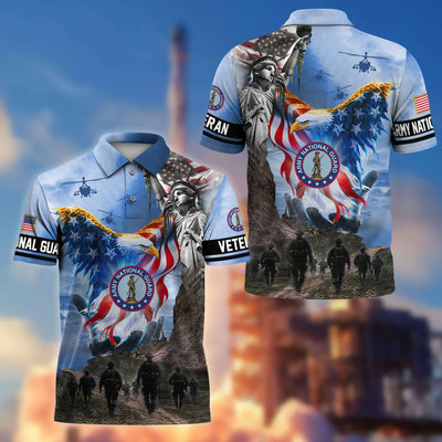 Premium US Veterans Polo Shirt, Gifts For US Veterans, Gifts On Memorial Day, Father's Day, Armed Forces Day, Veterans Day.
