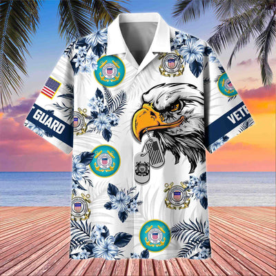 Premium US Veterans Hawaiian Shirt, Gifts For US Veterans, Gifts On Memorial Day, Father's Day, Armed Forces Day, Veterans Day.