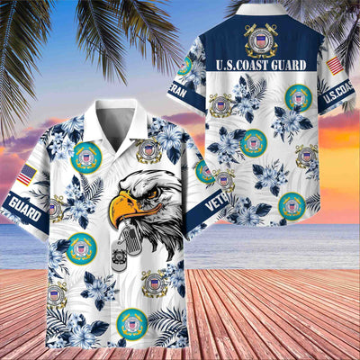 Premium US Veterans Hawaiian Shirt, Gifts For US Veterans, Gifts On Memorial Day, Father's Day, Armed Forces Day, Veterans Day.