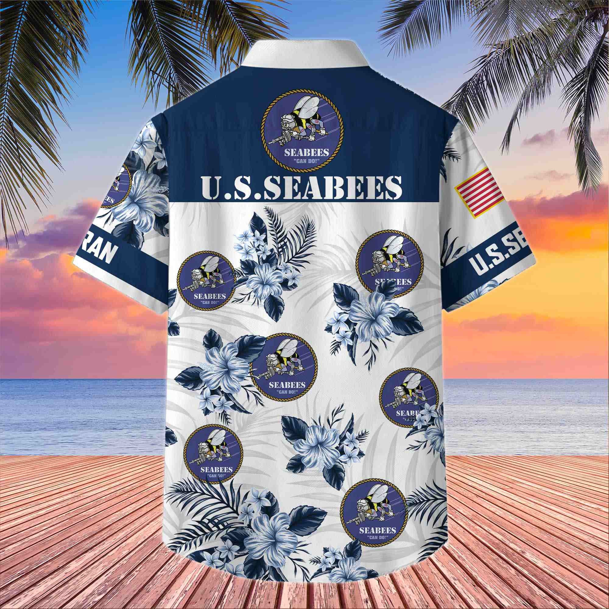 Premium US Veterans Hawaiian Shirt, Gifts For US Veterans, Gifts On Memorial Day, Father's Day, Armed Forces Day, Veterans Day.