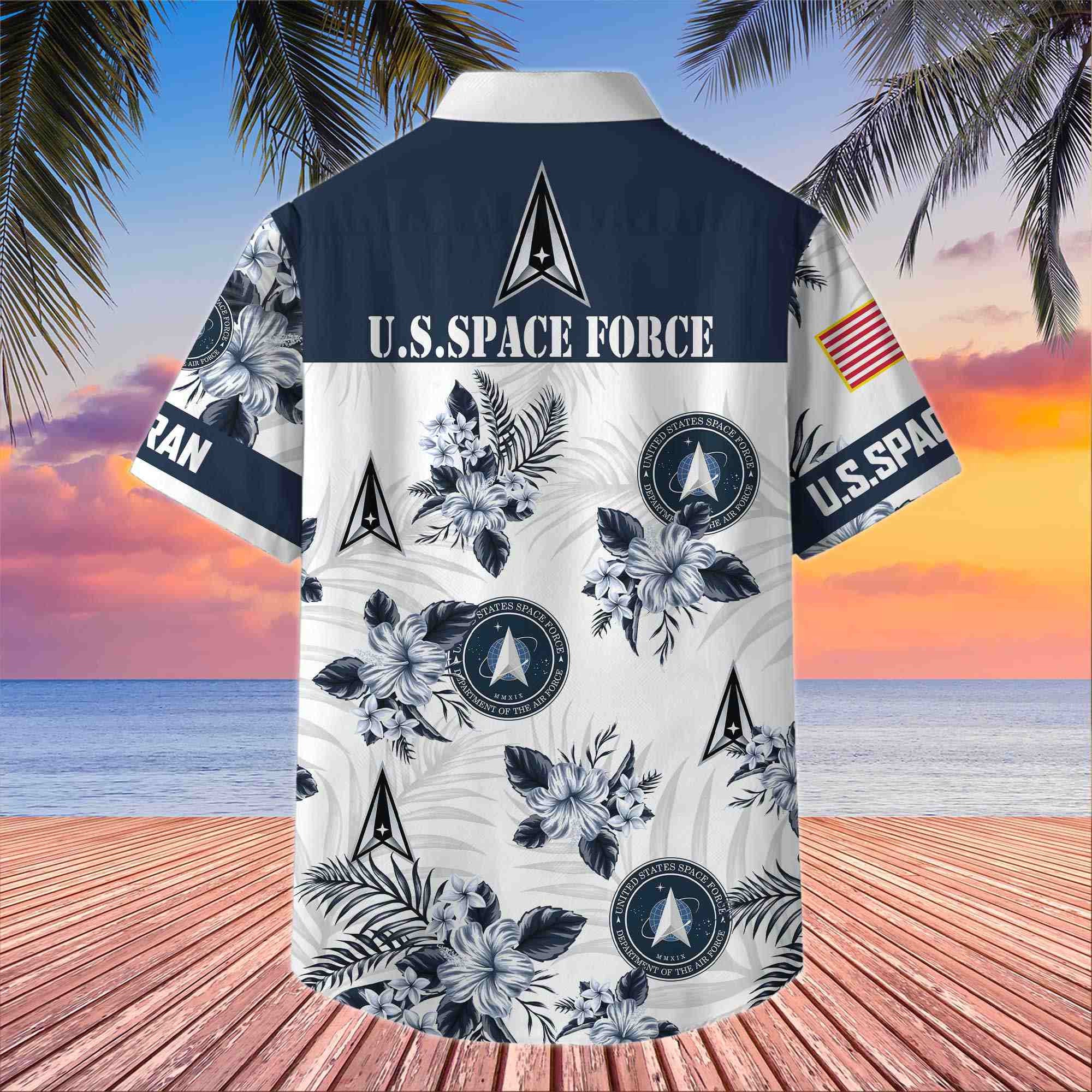 Premium US Veterans Hawaiian Shirt, Gifts For US Veterans, Gifts On Memorial Day, Father's Day, Armed Forces Day, Veterans Day.
