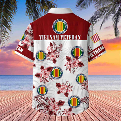 Premium US Veterans Hawaiian Shirt, Gifts For US Veterans, Gifts On Memorial Day, Father's Day, Armed Forces Day, Veterans Day.